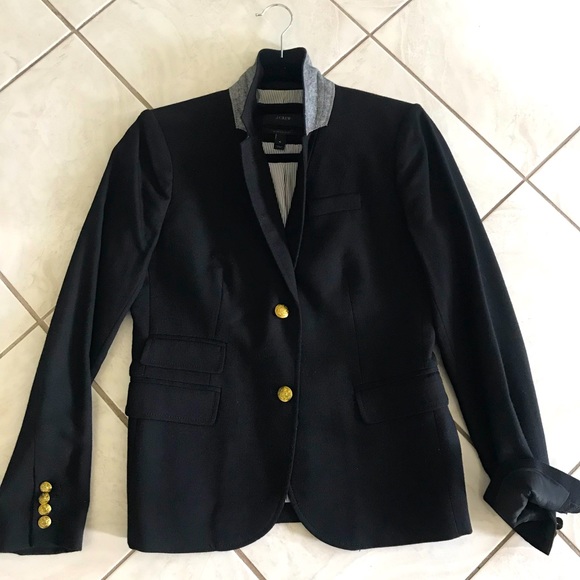 J. Crew black schoolboy blazer jacket style 05157 - Picture 6 of 11